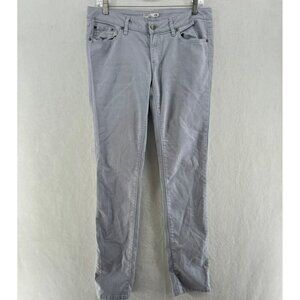 Prana Jeans Women's Sz 8/29 Gray Mid-Rise Slim Straight Leg Regular Fit Stretch